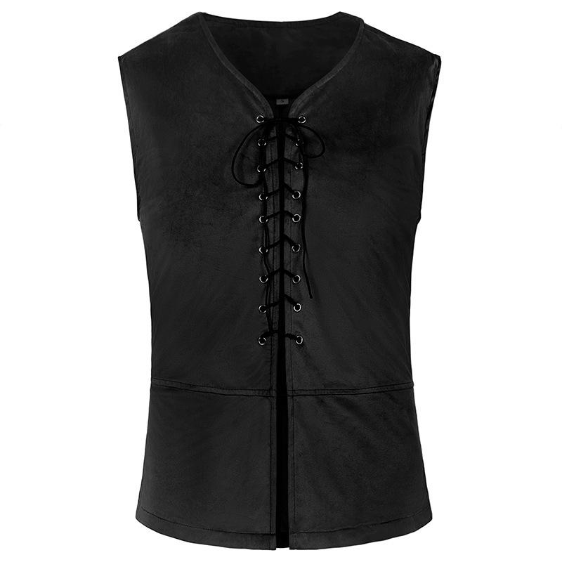 Halloween Medieval Punk Top Hat Beard Men Pants Vest Steam Jacket Gothic Victorian Era Suit Accessories