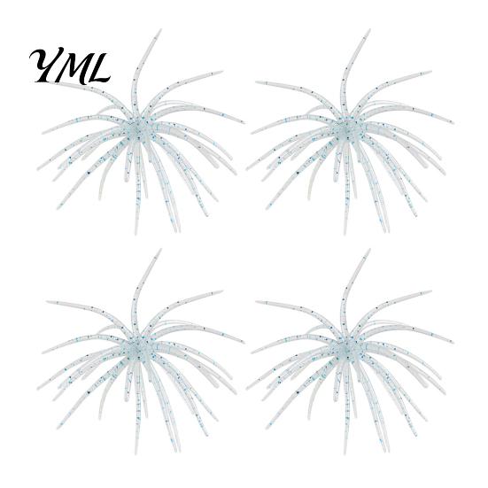 Elastic Soft Baits for Saltwater Floating Sea Urchin Lures, Highly TPE Bionic Fishing Baits, Finesse Lures Weed Lines Flexible Realistic Tentacles