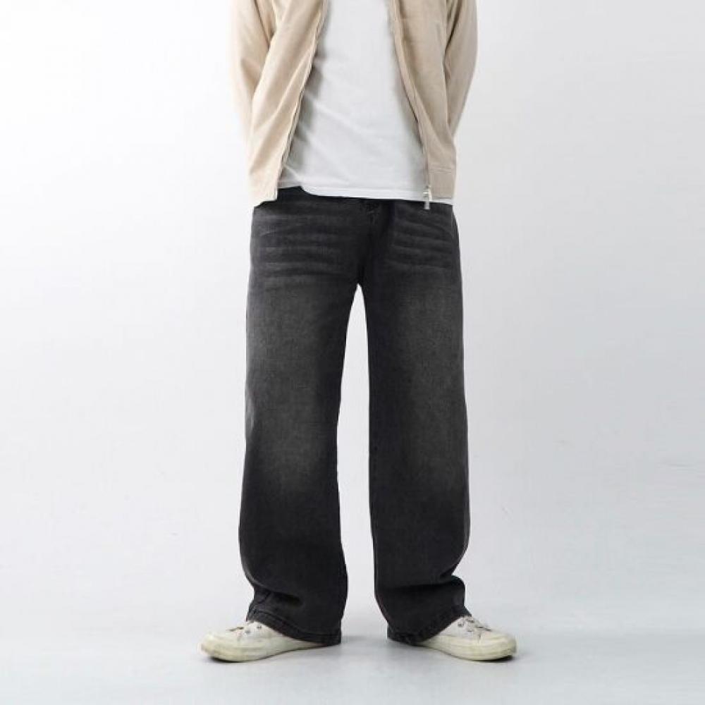 Onl Men Wide Denim Pants Black Denim 1 + 1
