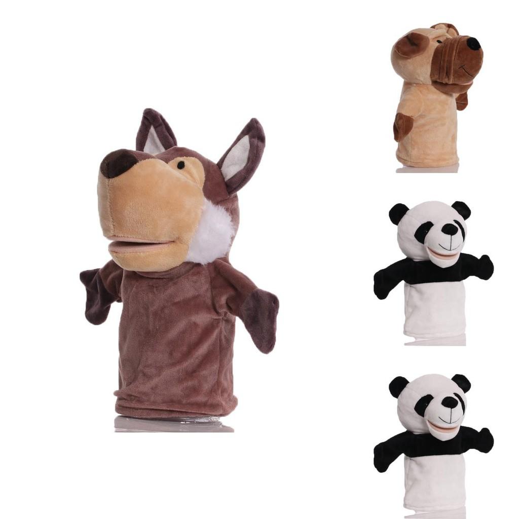 Interactive Hand Puppet Made Of Super Soft Plush Featuring Cute Animal Designs For Kids