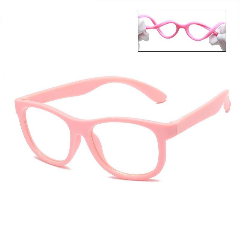 Лидер продаж, синие очки с фильтром для детей, компьютерные очки для мальчиков и девочек, гибкие очки, блокирующие синий свет, силиконовые очки, защита для глаз