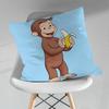 CCurious GGeorge MMonkey Pillow Case For 30x30cm45x45cm55x55cm For Home Bedroom Decoration And Protector