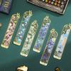 Oil Painting Metal Bookmark Metal Pagination Mark Multifunctional Reading Book Clip  Gifts