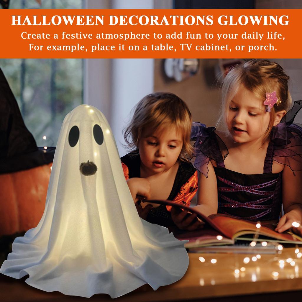 Halloween Decorations Glowing Halloween Decorations Indoor Cute Tabletop Decorations For Party Home Kitchen And Fireplace