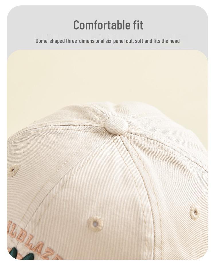 Однотонная детская бейсболка - Ветрозащитная и солнцезащитная кепка для улицы