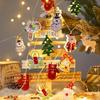 Charming LED Christmas String Lights Santa, Snowman Battery Powered Perfect for Indoor Holiday Decor, Parties & Bedroom Ambiance Ornaments