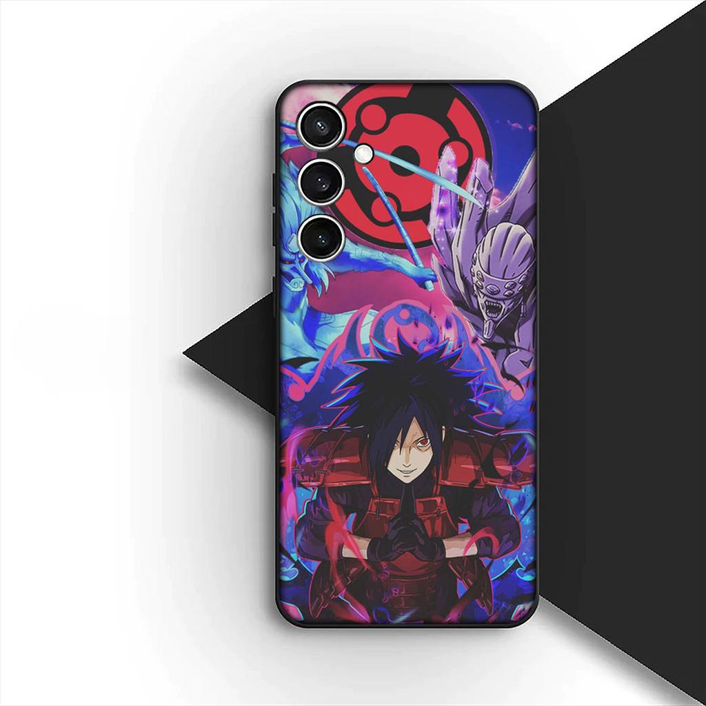 Cover for Samsung Galaxy S20 S22 S21 FE Ultra Plus A07 A17 A15 A16 A25 A57 A37 Casing Silicone Phone Case Uchiha Narutos Madara