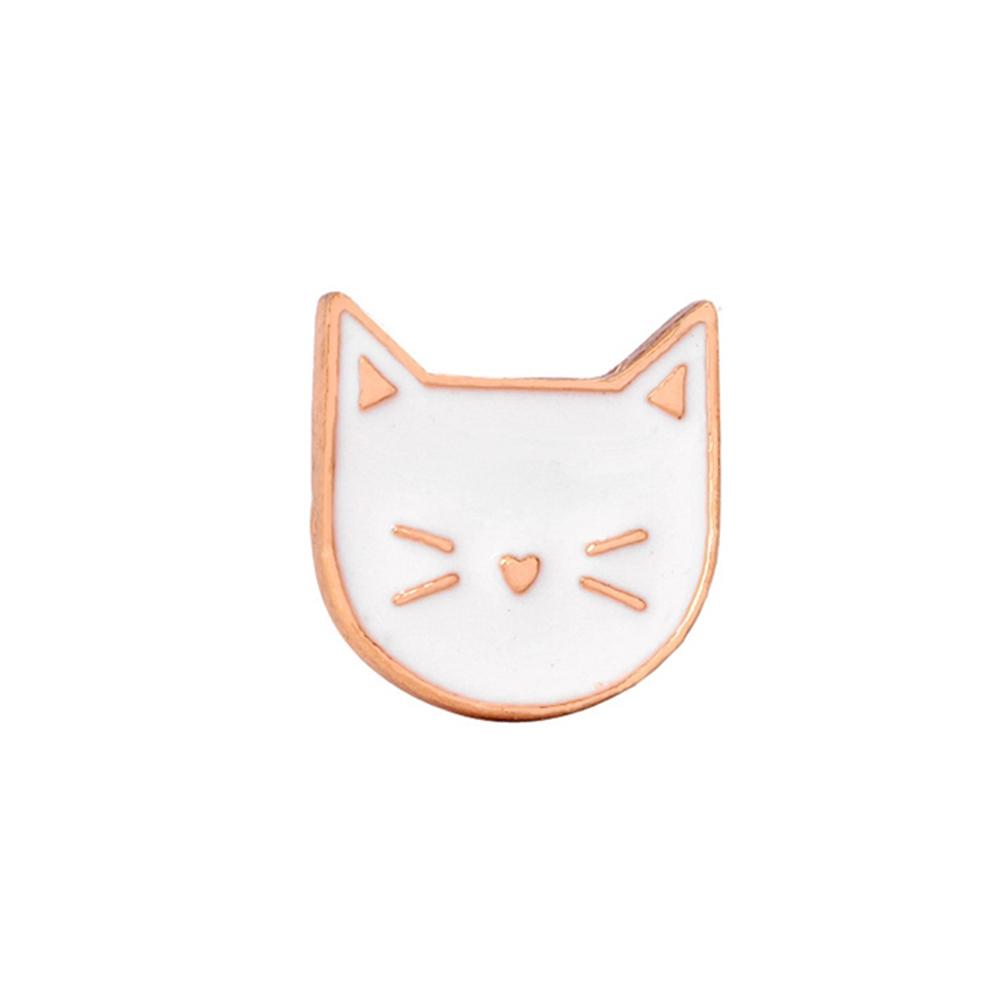 Панк Эмалевые значки с черными кошками и ножом Модные милые броши с животными Мультяшные значки на лацкан Значки Ювелирные изделия Подарки для друзей