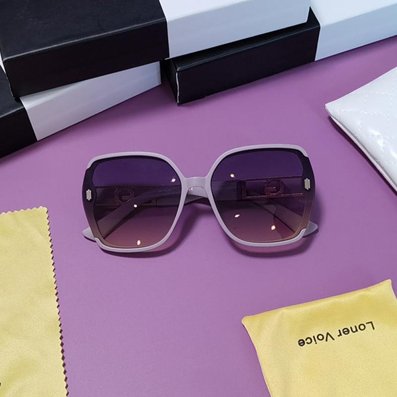 Солнцезащитные очки женские очки высокого класса солнцезащитные очки с защитой от ультрафиолета большая оправа круглое лицо тонкие солнцезащитные очки