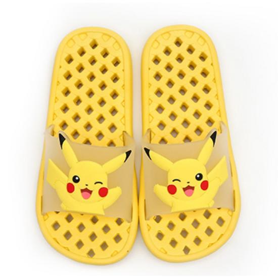 Pokemon Children's Pikachu 3D Pad Bathroom Shoes YELLOW, a Popular Character In Korea