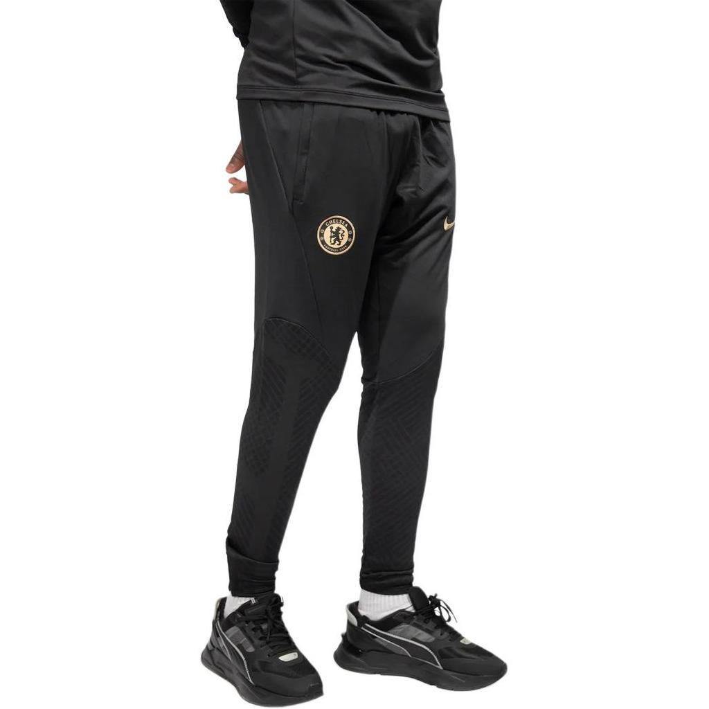 Nike Chelsea Dri Fit Футбольные штаны Мужские Черный/Золотой DN2880-010