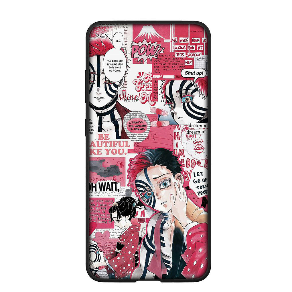 Phone Case for iPhone 17 16 15 Xiaomi Poco F8 F7 X7 X6 M8 C85 C75 C71 Redmi Note 14 13 12 11 Pro Max A4 14C 13C 15C Akaza Demon Slayer Tanjirou Cover