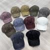 New Worn Hole Washed Deep Hat Versatile Old Casual Dome Women's Soft Top Baseball Cap