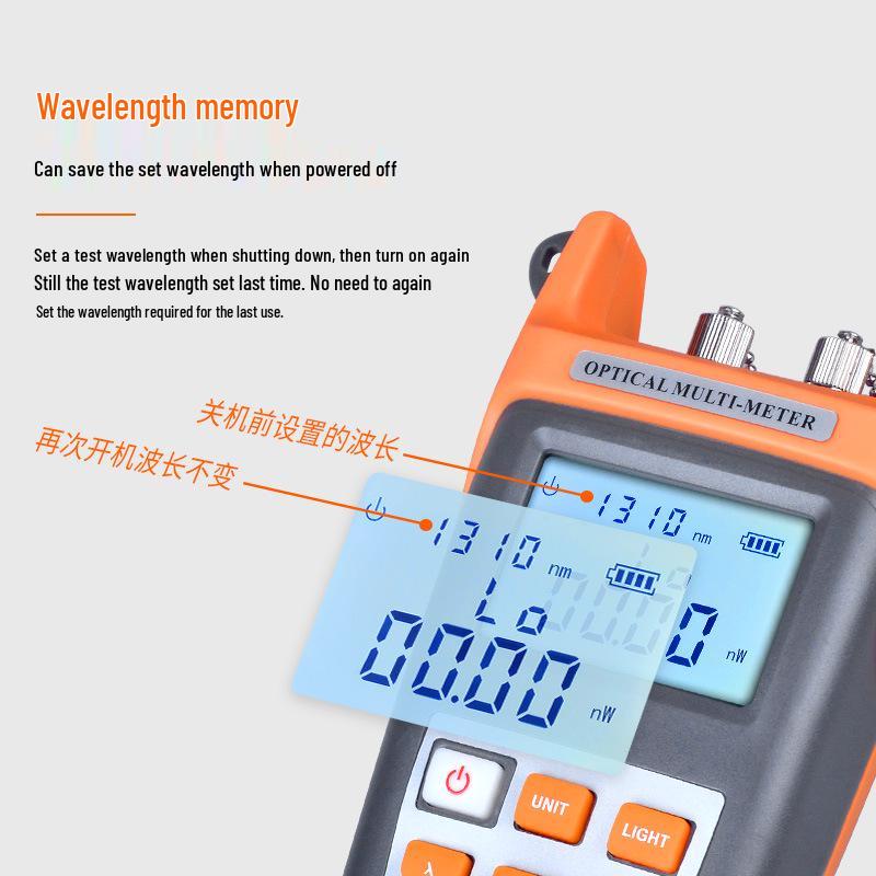 Multifunctional Optical Power Meter with 10km Red Light, 10mW/15mW Fiber Optic Pen