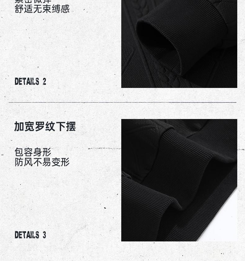 Hello Hipanda, Panda Warm Change Logo Jacquard Texture Flip Collar Hoodie with Velvet