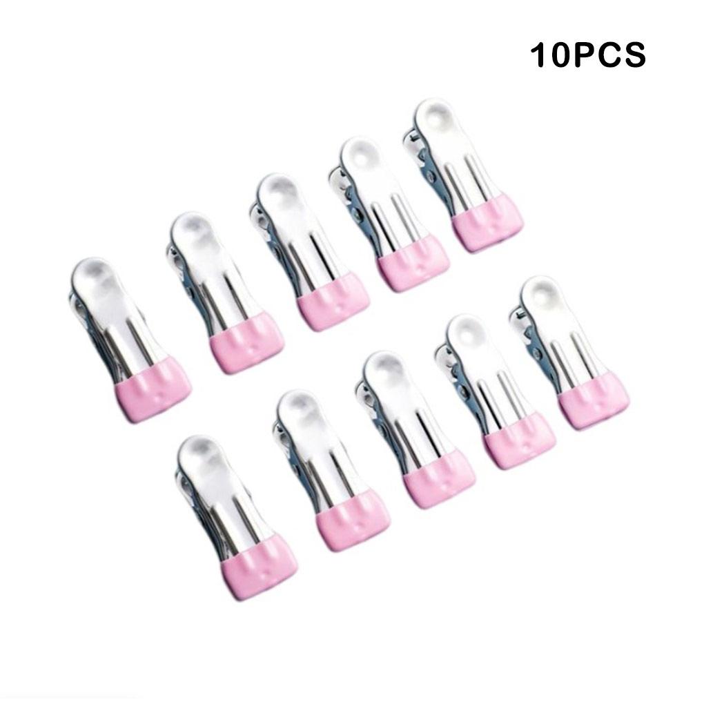 10Pcs Clothes Drying Hanger Anti-Skid Multi-functional Home Fixed Clamps Windproof Outdoor Clothespins Household Kitchen Towel