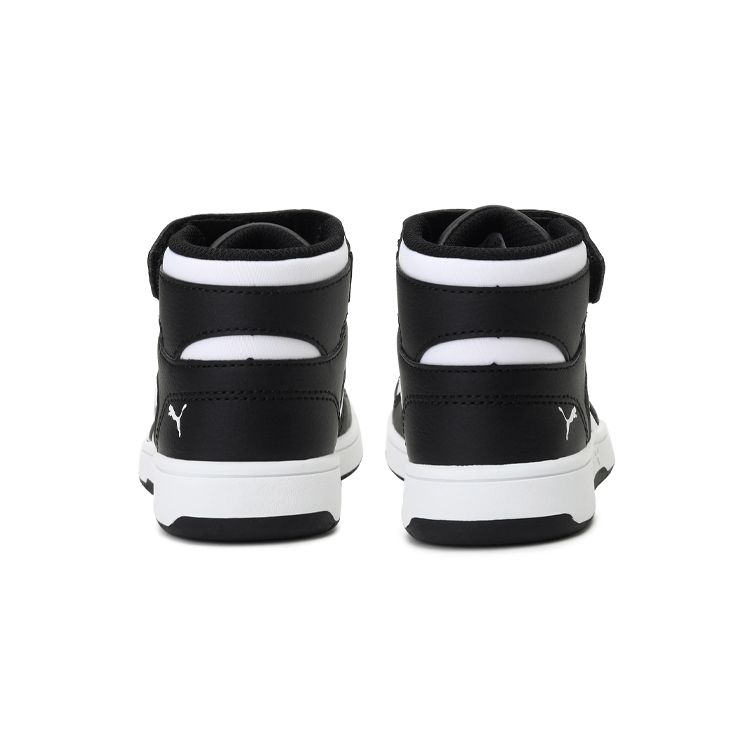 Puma Rebound Layup Sl Retro Casual High-Top Skate Shoes Kids Skate Shoes Black 370488-01