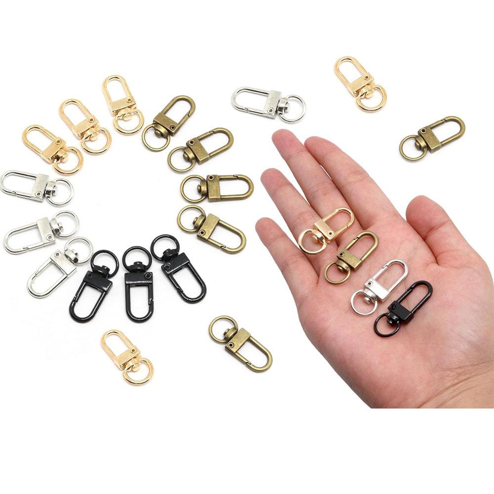 3cm Alloy Latch Handbag Hardware: Electroplated Door-Type Buckle Hook & Keychain