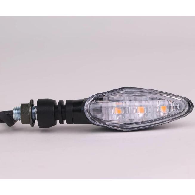 LEDs Front Motorcycle Turn Signals-Multi Color Lights Aftermarket Upgrades Amber White Red Dynamic Performance