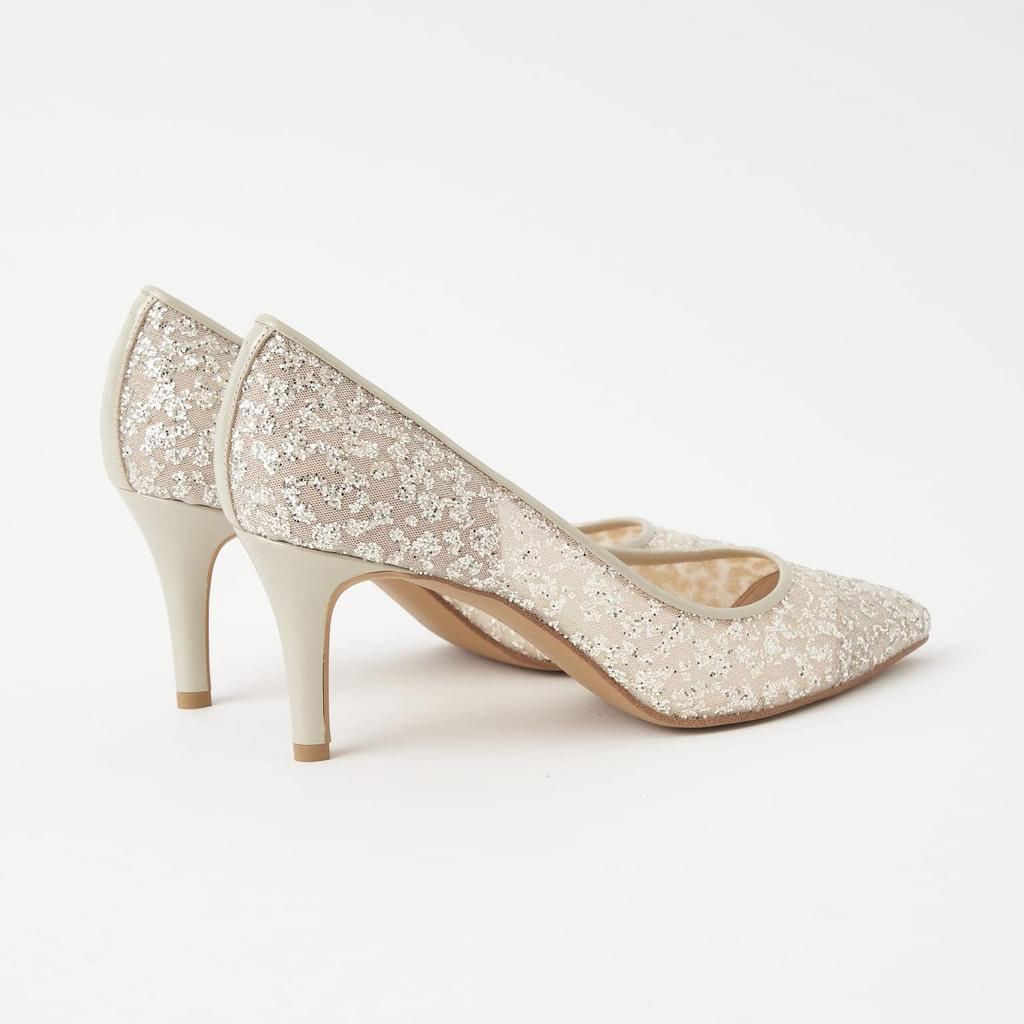 Made in 103163100012 [Diana] Pumps, Japan, Gold, 24.0cm,