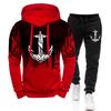 Man Hoodie Sports Suits Fashion Tracksuit Men Pants and Sportswear Sets for Two Piece Daily Sweatsuit Men Sweatshirt