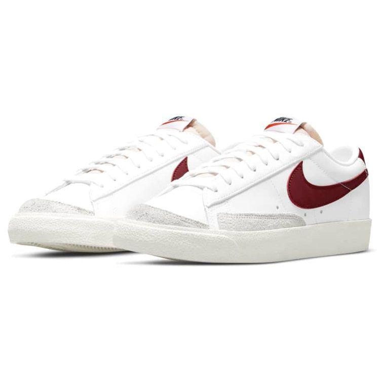 Nike Blazer Low 77 White Team Red Women Sneakers Sail DC4769-104