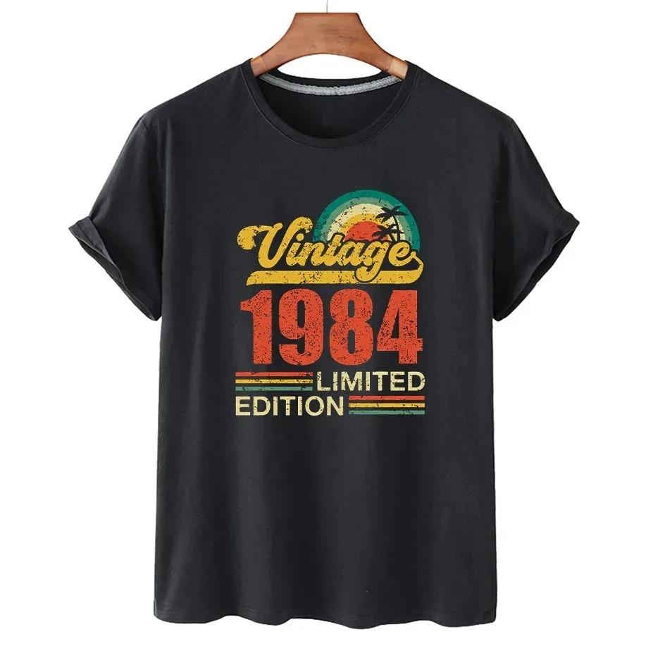 1964 1974 1984 Fashion House Party Unisex и Unisex's Birthday Anniversary T-shirt Хлопковая футболка с коротким рукавом Винтажная футболка