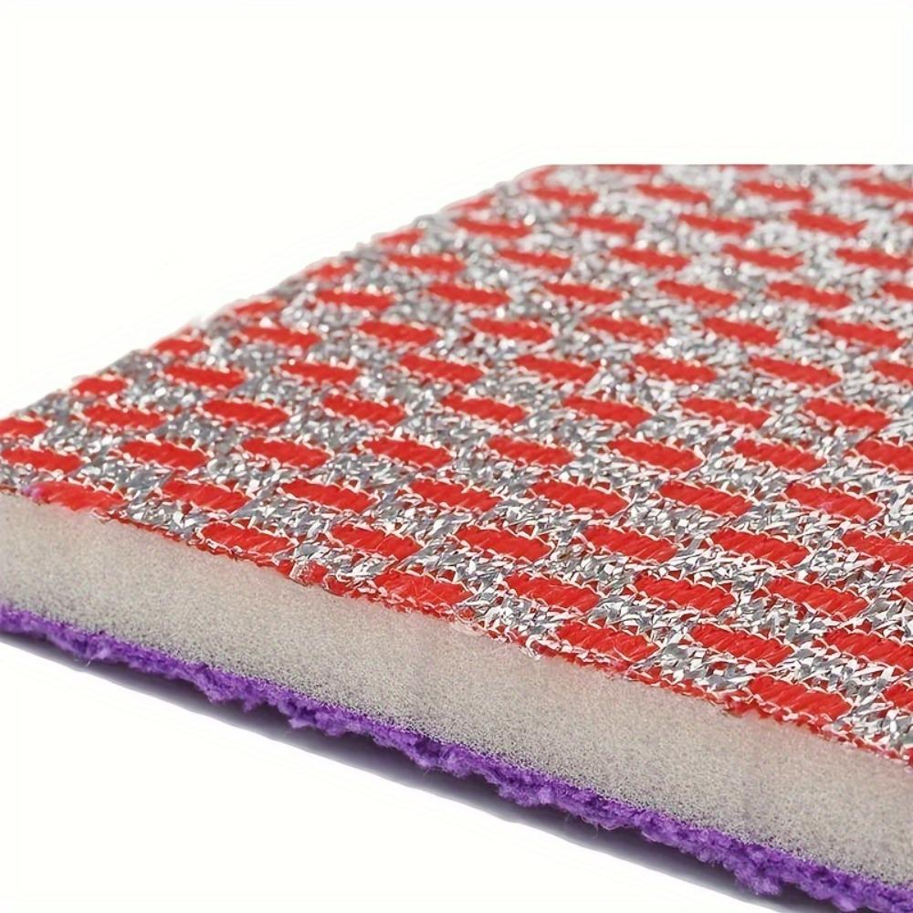 3/5pcs, Kitchen Dishwashing Sponge, Does Not Hurt Pot Brush Pot Artifact, Household Double-sided Cleaning Sponge Wipe, Scouring Pad