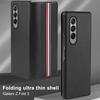 Folding Pu Leather Case For Samsung Galaxy Z Fold 3 4 2 5g Flip Carbon Fiber Pattern For Galaxy Z Fold 3 4 Phone Back Cover Case