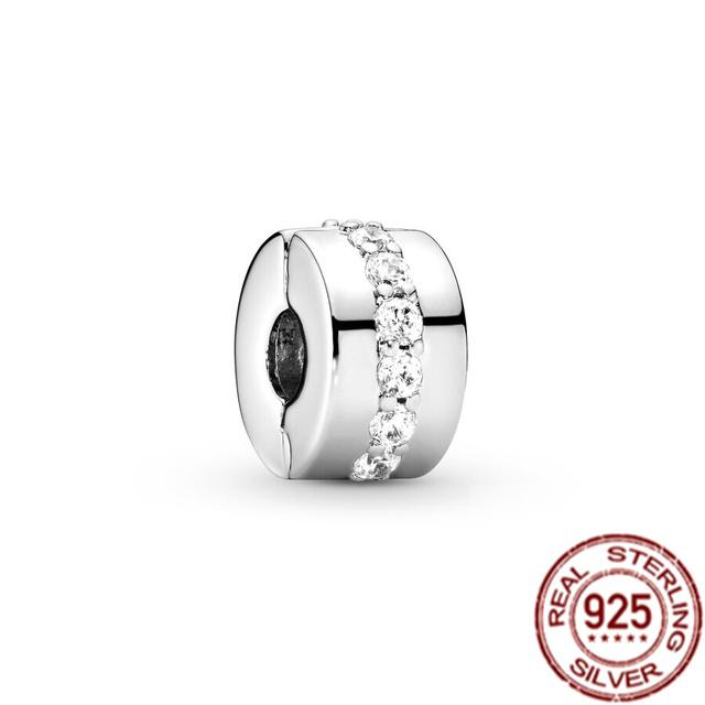 Band Of Hearts & Pav éStarfish Зажим в виде ракушки, подвеска из стерлингового серебра 925 пробы, подходит для оригинального модного браслета, ювелирные изделия своими руками, подарок