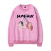 Новая Мода KPop Охотники на Демонов Мультяшный Свитер с Круглым Вырезом Мужской/Женский Худи Харадзюку Уличная Одежда Толстовки Модные Топы Повседневная Одежда для Подростков