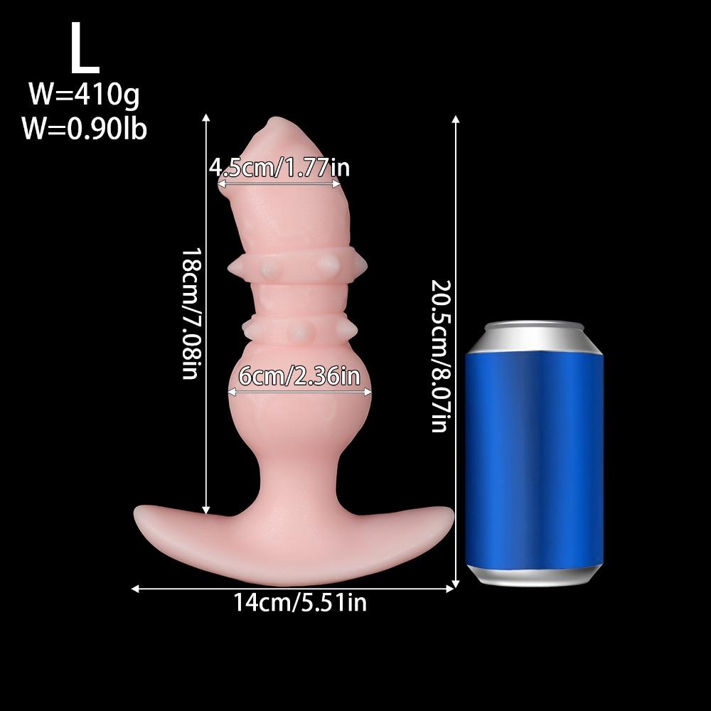 Fantasy Silicone Dog Shape Dildo Anal Plug Soft Body Safe Adult Pleasure Toy