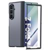 Чехол для Samsung Galaxy Z Fold 7, Защита шарнира, Встроенная защита экрана, Беспроводная зарядка, Ударопрочный, Тонкий прочный защитный чехол для телефона - Черный