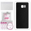 apgo Защитная наклейка-скин для задней панели, совместимая с Samsung Galaxy Note 7, Пленка-обертка, Фольга, Винил - Узор Карбон Черный