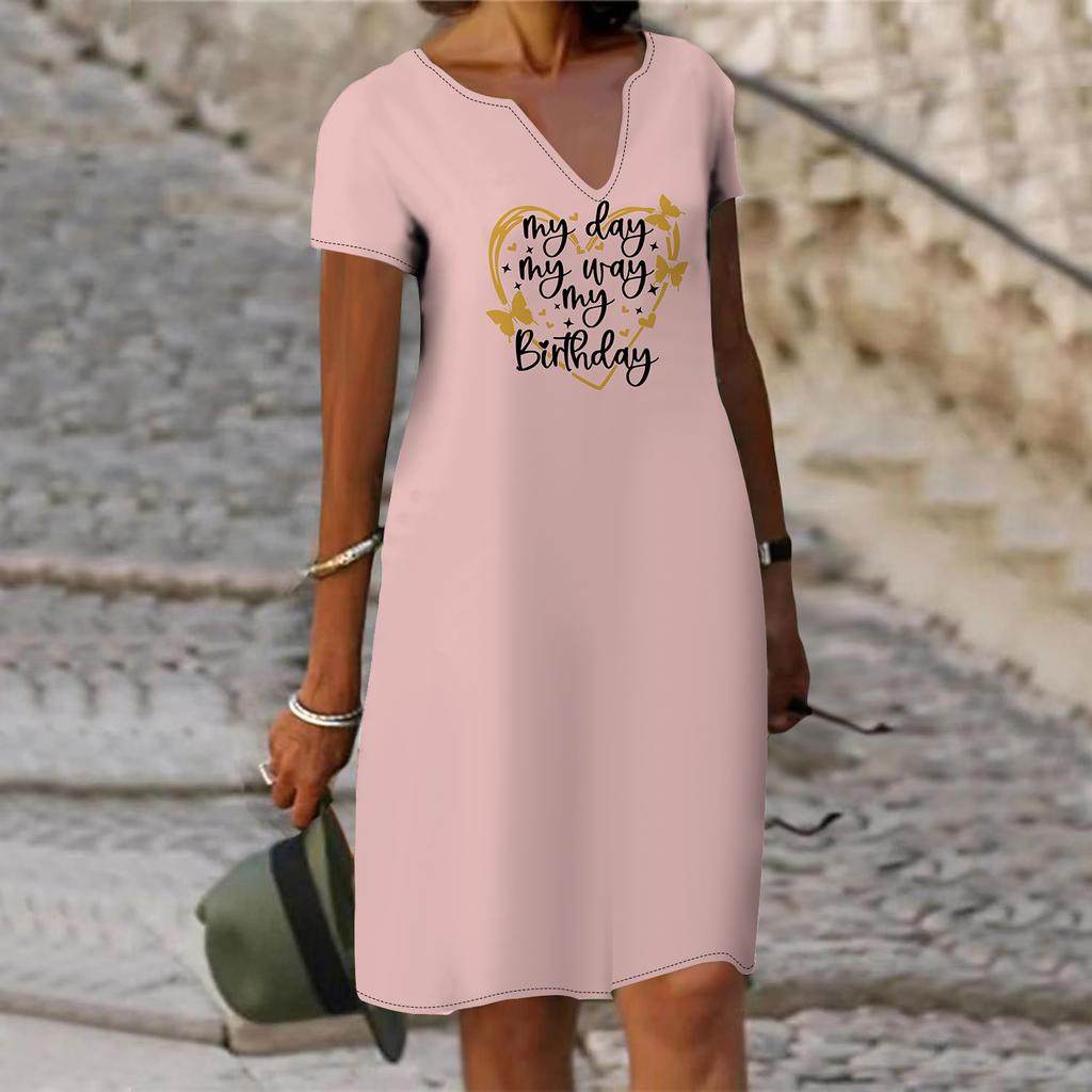 Летнее модное платье с v-образным вырезом, женское платье с коротким рукавом и леопардовым принтом, платье с английским принтом, свободное повседневное платье для женщин