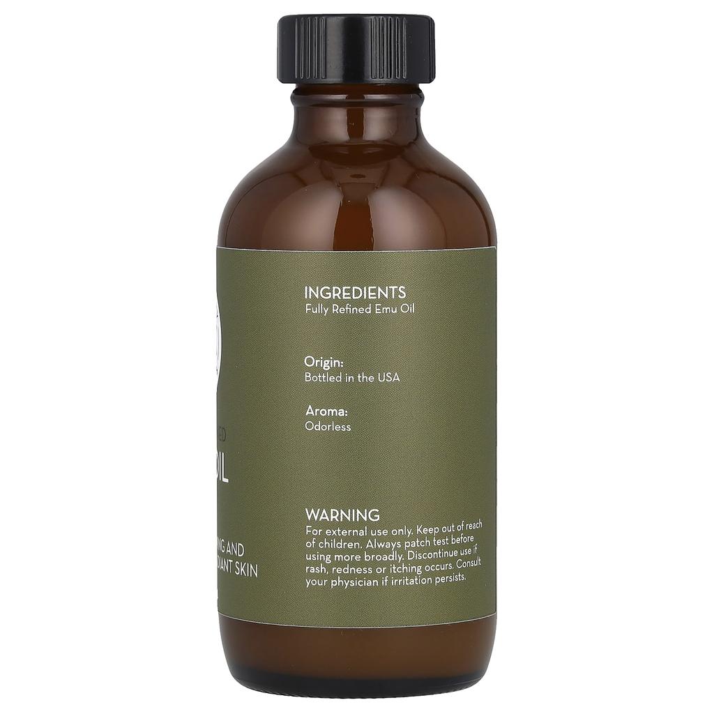 Pure Body Naturals Emu Oil, 4 Fl Oz (118 Ml)