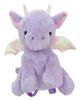 Unic Dragon Plush Backpack, Purple, Size: Approx. W19 D21 H37 UN-0302PU