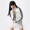 Men's Li-Ning Trench Coats Unisex Ivory Stand Collar Moderate