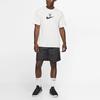 Nike Basketball Sports Graffiti Printing Short Sleeve US Edition Creamy White Men's DC1283-910