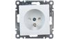 Lumina Single Socket With/With 16A Contact Shutters White Wl1040