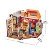ROBOTIME Rolife 3D Puzzles Corner Bookstore DIY Miniature House Kit DG164