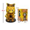 Hot Naruto  Anime 9PSC set  Trendy PVC Toy Itachi Sasuke Kakashi Gaara Series  Desktop Ornament kid Toy  Christmas Gift