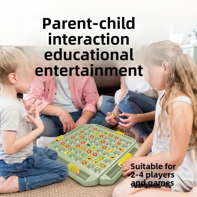 Настольная игра «Стратегические шахматы на фруктовую тематику: игра на развитие памяти, познавательная развивающая игрушка для всей семьи, детей, на праздники и вечеринки».