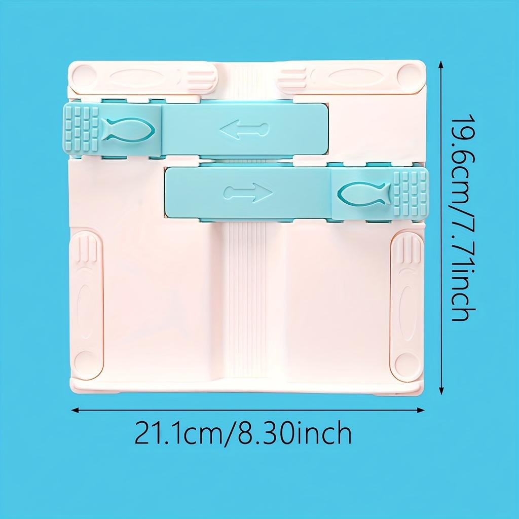 1pc Adjustable Portable Adjustable Reading Book Holder Support Document Shelf Bookstand Tablet Music Score Recipe Stand