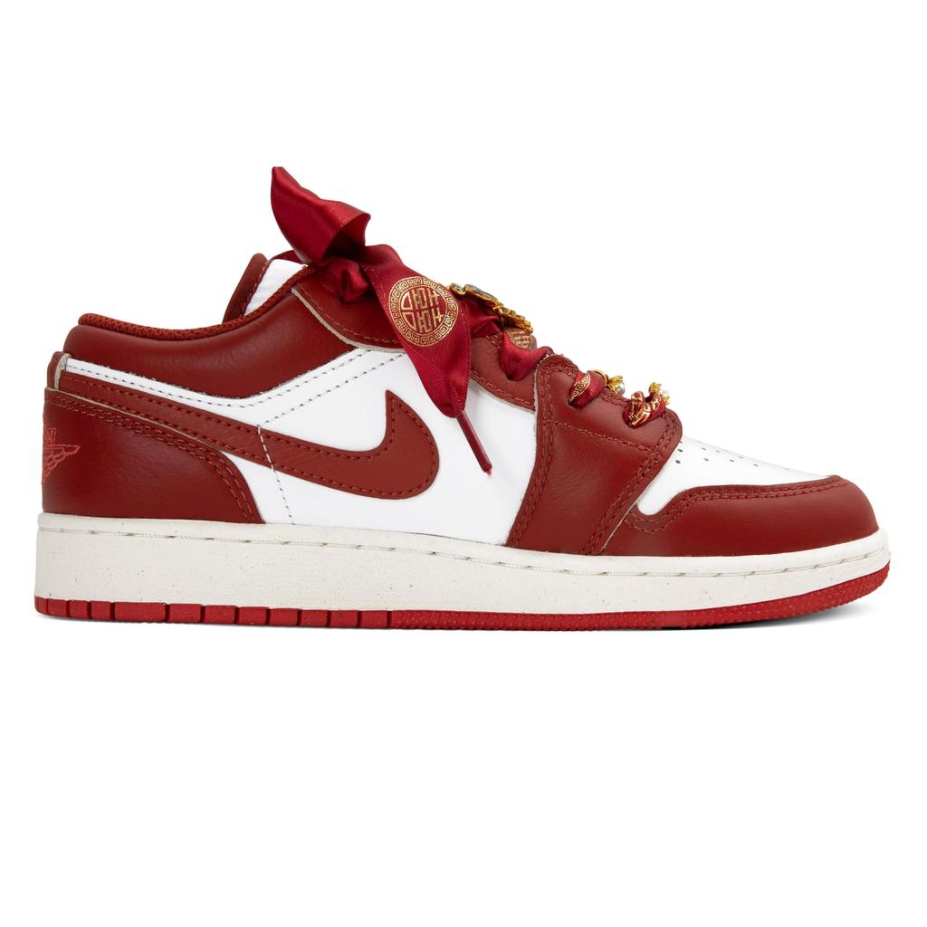 Jordan Air Jordan 1 Low top Skateboard Shoes Women's Red FJ3465-160(Team1165-)