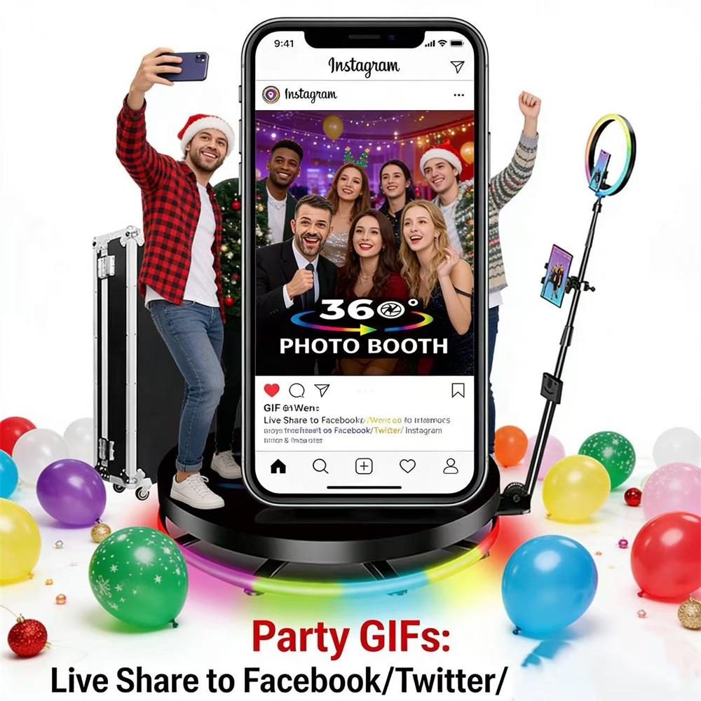 360 degree home private photography studio. 360 degree photo booth Home version 360 degree camera rotating platform