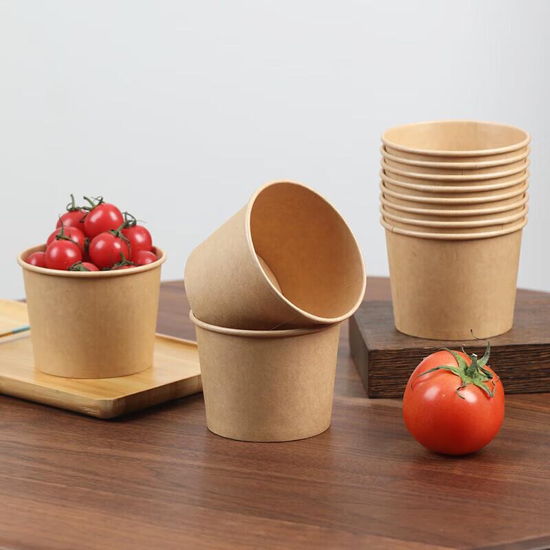 Disposable Bamboo Fiber Paper Bowls