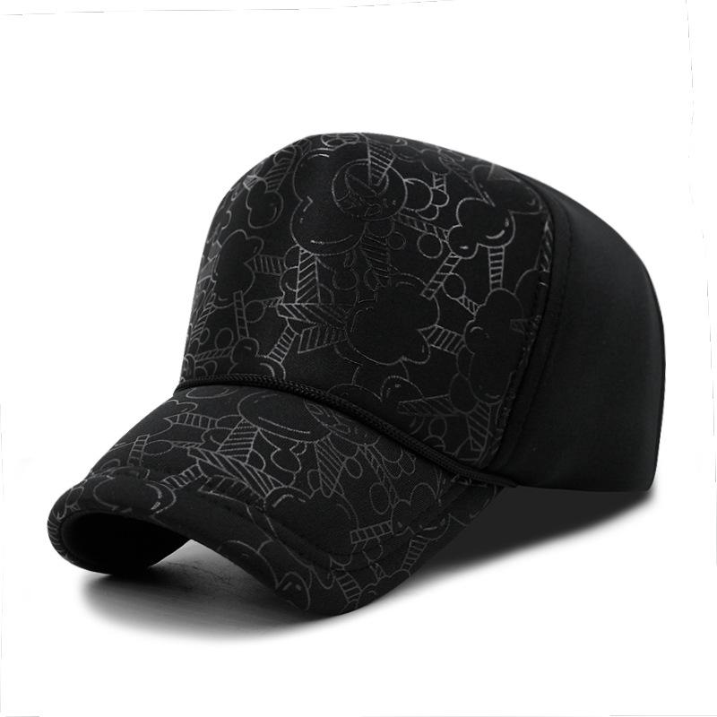 ZEXIN Осень и зима, бейсболка большого размера с высоким верхом, утолщенная и расширенная кепка-дальнобойщик, теплая повседневная кепка с большим обхватом головы, утиный язычок