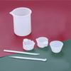 Моющийся Многоразовый Ручной Работы Эпоксидная Смола Чашка Инструмент для Изготовления Ювелирных Изделий Мерная Чашка Силиконовая Форма