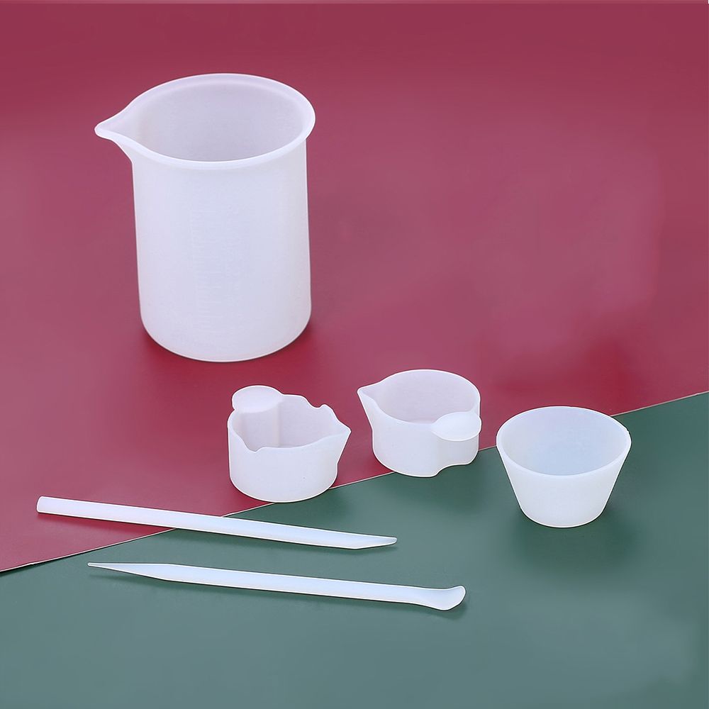 Моющийся Многоразовый Ручной Работы Эпоксидная Смола Чашка Инструмент для Изготовления Ювелирных Изделий Мерная Чашка Силиконовая Форма